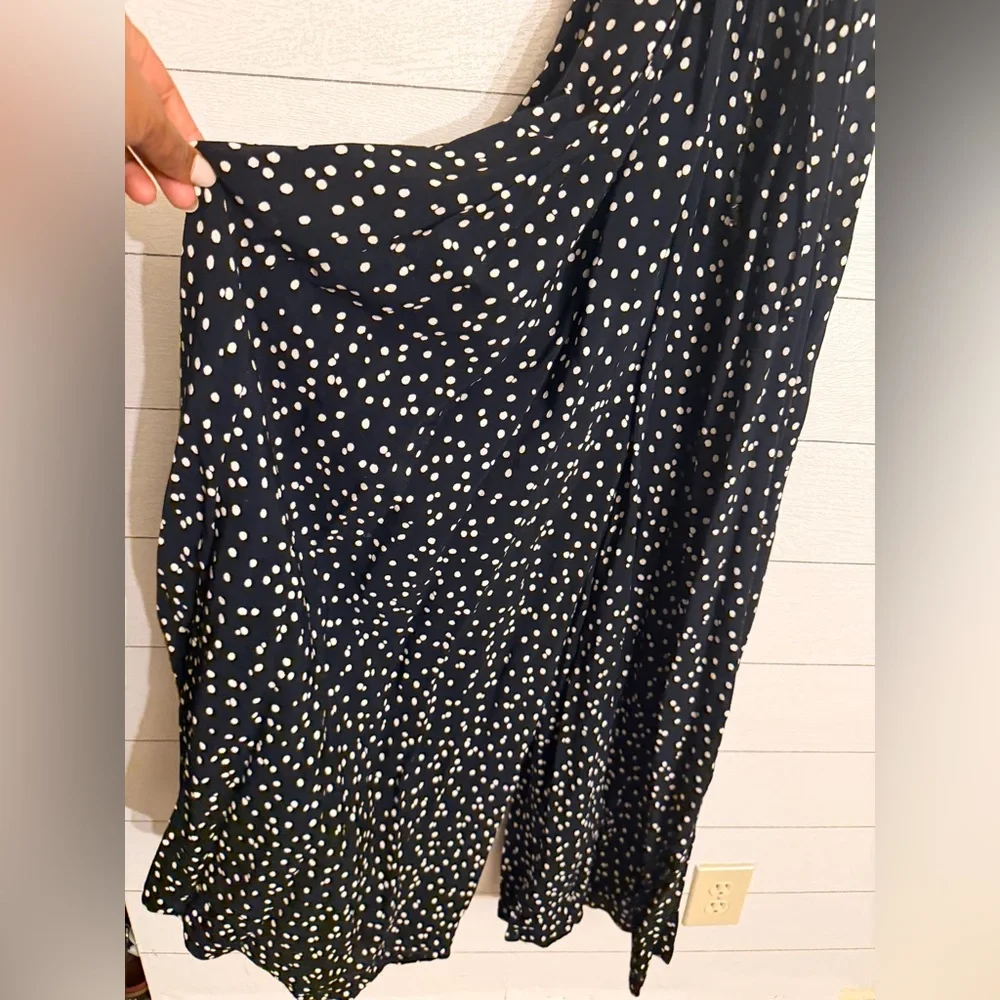 Anthropologie Finley Wide-Leg Jumpsuit PolkaDot 6 - Picture 6 of 10